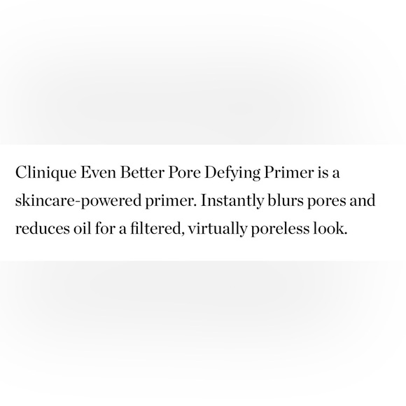 Clinique Even Better Pore Defying Primer 🪞 NEW IN BOX Full Size - Picture 6 of 9